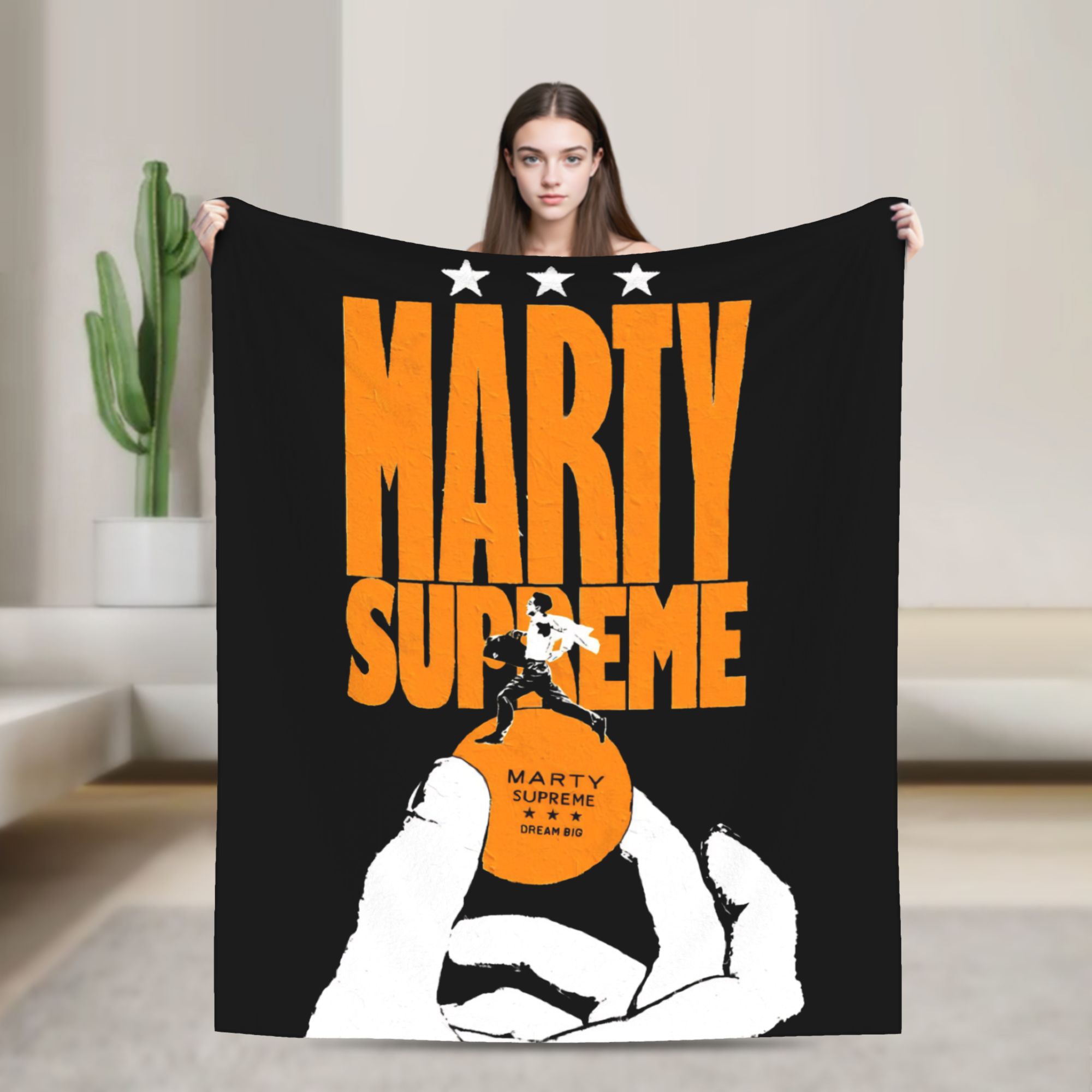 Table Tennis Marty Supreme - Cobertor de Flanela Marty Supreme, Cobertores