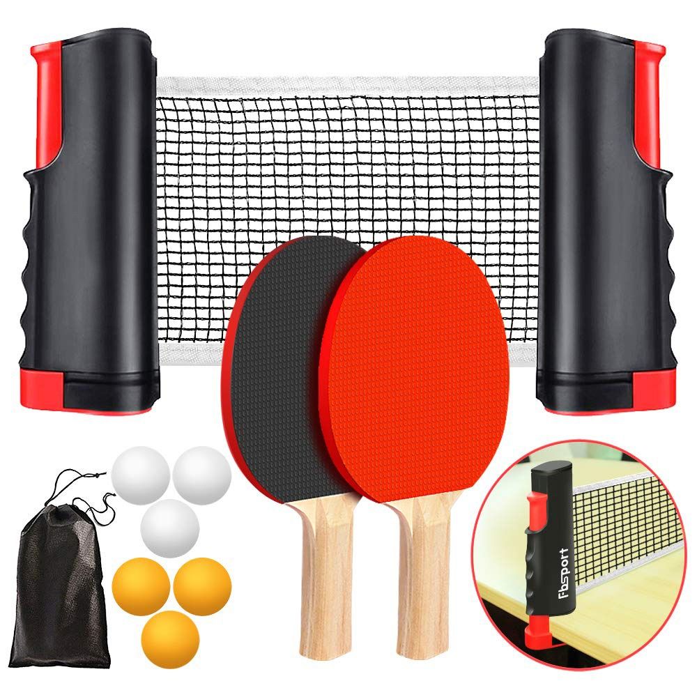 Table Tennis Match - Conjunto de Rede Retrátil para Ping