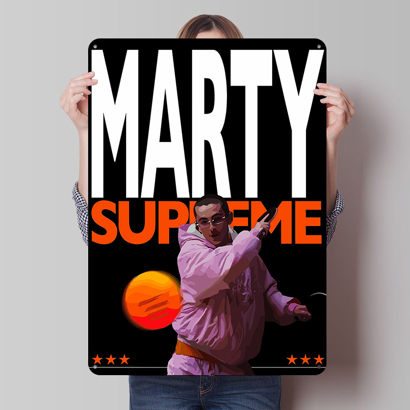 Table Tennis Marty Supreme - Pôster de Metal Personalizado Marty Supreme