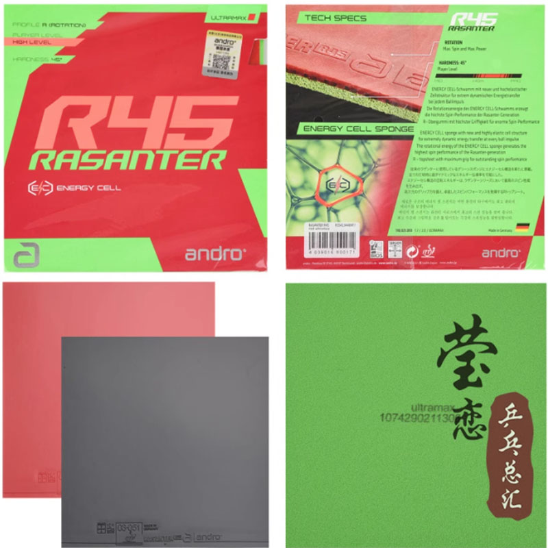 Borracha de Tênis de Mesa Andr - Table Tennis Rubber avaliação e preço