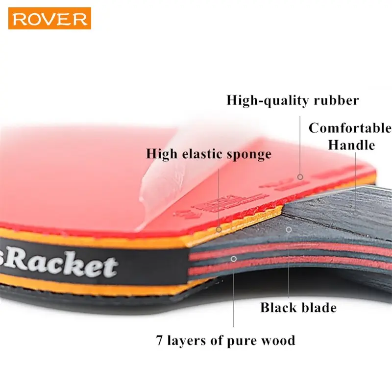 Raquete de tênis de mesa profi - Table Tennis Match avaliação e preço