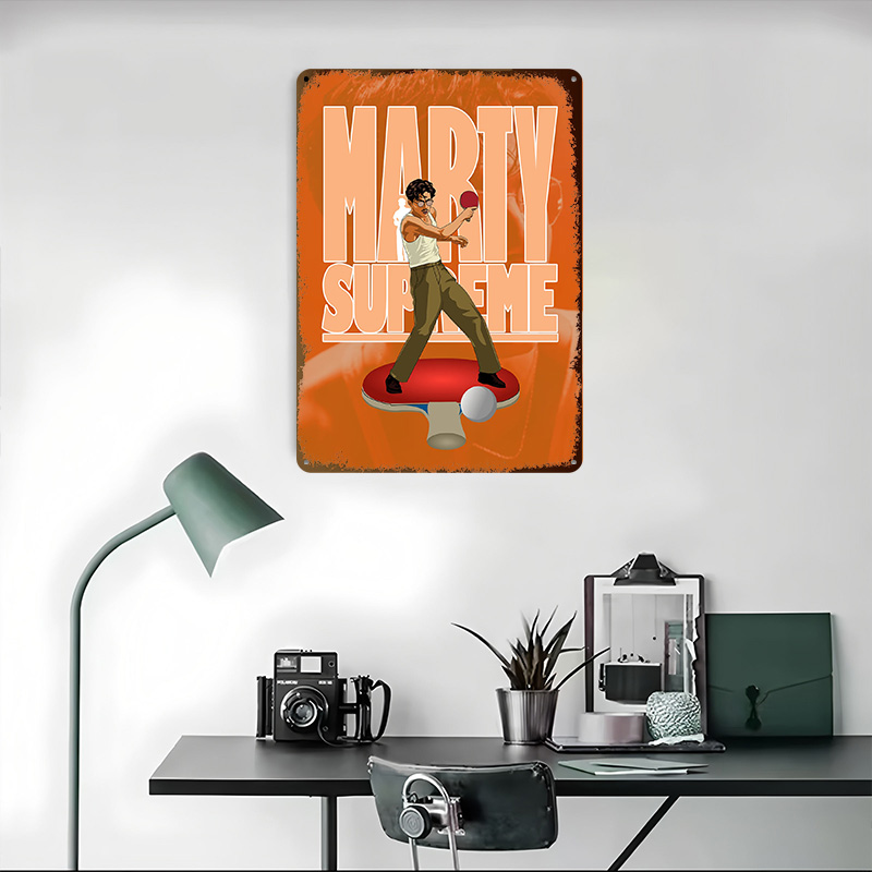 Placa de Metal Marty Supreme p - Table Tennis Marty Supreme avaliação e preço