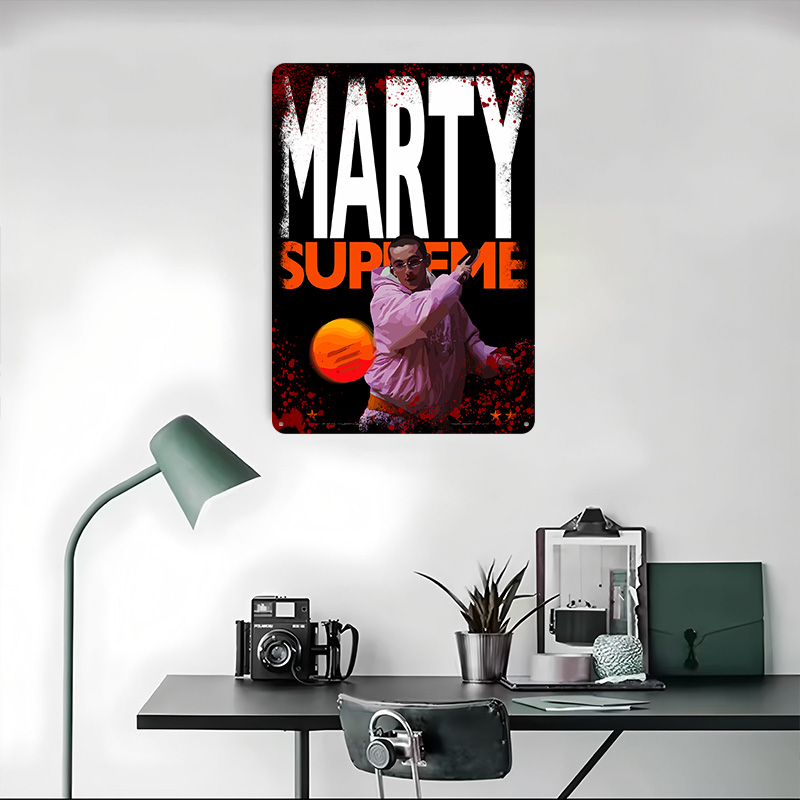 Pôster de Metal Personalizado  - Table Tennis Marty Supreme avaliação e preço