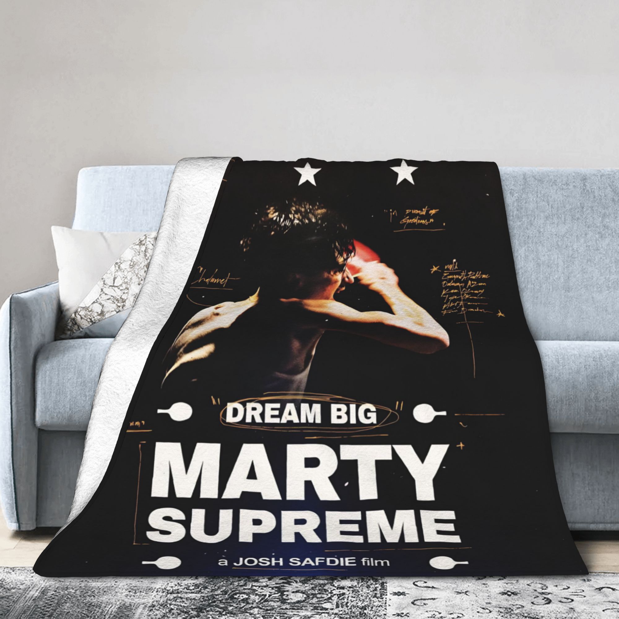 Mantas de lã para tênis de mes - Table Tennis Marty Supreme avaliação e preço